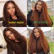 Jerry Curly 13x4 Lace Front Balayage Highlights Wig Human Hair Wig