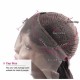 Hurela Lace Front Realistic Kinky Straight 150% Density Human Hair Wigs