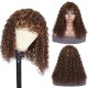Hurela 14 Inch None Lace Deep Wave Glueless Human Hair Wigs Color #F430 Merry Christmas Gifts