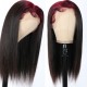 Hurela 150% Density Long Straight 13x4 Lace Frontal Wigs Natural Color