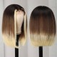 Hurela Blonde Highlight Piano Color Lace Part Wig