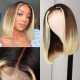 Hurela Blonde Highlight Piano Color Lace Part Wig