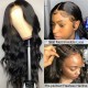 Hurela Pre Plucked HD Lace Wigs Human Hair Long Body Wave Hair 5x5 Lace Closure Wigs 150% Density Independence Day Sale
