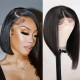 Hurela Best Straight Short Bob Wigs 13x4 Lace Front Wigs Virgin Human Hair 130% Density