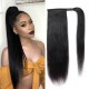 V Part Kinky Straight Human Hair Wigs No Lace No Glueless 150% Density