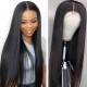Hurela Straight Human Hair Wigs Pre Plucked 4x4 Human Hair Lace Wig 150% Density