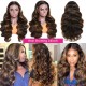 Body Wave Hairstyles Lace Part Wig Human Hair Wigs With Baby Hair 150% Density #FB30 Color