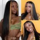straight Hair #TL27 Lace Part Human Hair Wigs