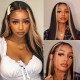 straight Hair #TL27 Lace Part Human Hair Wigs