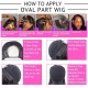 U Part Wig Glueless Human Hair Wigs