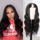 Hurela U Part Wig Human Hair Body Wave Hair 150% Density Natural Color
