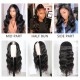 U Part Wig Human Hair Body Wave Hair 150% Density
