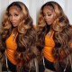 Body Wave Hairstyles Lace Part Wig Human Hair Wigs With Baby Hair 150% Density #FB30 Color
