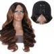 Body Wave Hairstyles Lace Part Wig Human Hair Wigs With Baby Hair 150% Density #FB30 Color