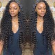 Deep Wave Hair 13x4 Pre Plucked Human Hair Lace Front Wigs 