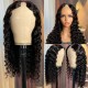 Deep Wave Hair 13x4 Pre Plucked Human Hair Lace Front Wigs 