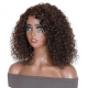 Hurela Jerry Curly 13x6 Transparent Lace Front Human Hair Wigs 180% Density