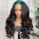 Hurela 150% Density Long Straight 13x4 Lace Frontal Wigs Natural Color