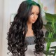 Hurela 150% Density Long Straight 13x4 Lace Frontal Wigs Natural Color