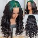 Hurela 150% Density Long Straight 13x4 Lace Frontal Wigs Natural Color