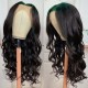 Hurela 150% Density Long Straight 13x4 Lace Frontal Wigs Natural Color
