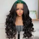 Hurela 150% Density Long Straight 13x4 Lace Frontal Wigs Natural Color