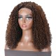 Hurela Jerry Curly 13x6 Transparent Lace Front Human Hair Wigs 180% Density