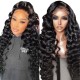 Hurela 13X4 Lace Front Wig 150% density Natural ColorBody Wave Pre-plucked Lace Front Wig 150% density Natural Color