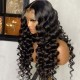 Hurela 13X4 Lace Front Wig 150% density Natural ColorBody Wave Pre-plucked Lace Front Wig 150% density Natural Color