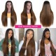 Hurela High Quality Straight Hairstyles 13*5 Lace Front Wig Virgin Human Hair Wig 150% Density #FB30 Color