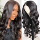 Hurela V Part Glueless Wigs Beginner Friendly Body Wave Wig No Leave Out Natural Color