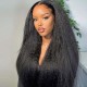 Hurela V Part No Lace No Gel Wigs 100% Virgin Human Kinky Straight Upgrade U Shape Wigs Natural Color