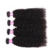 Hurela Cheap Human Hair Kinky Curly Weave Hair Hairstyles 4 Bundles Natural Color