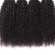 Hurela Cheap Human Hair Kinky Curly Weave Hair Hairstyles 4 Bundles Natural Color