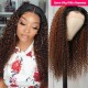 Jerry Curly 13x4 Lace Front Balayage Highlights Wig Human Hair Wig