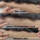 Hurela 5x5 Transparent HD Lace Closure Straight Wig 180% Density Glueless Wig