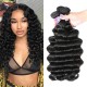 Hurela Thick Brazilian Virgin Hair Loose Deep Wave Hair 3 Bundles Deals