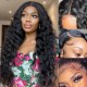 Hurela 13X4 Lace Front Wig 150% density Natural ColorBody Wave Pre-plucked Lace Front Wig 150% density Natural Color