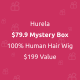 Hurela Blonde Highlight Piano Color Lace Part Wig