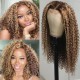Hurela Highlight Wig T Part Wig Jerry Curly Hair Lace Wig TL412 Color 150% Density Tiktok Special Sale