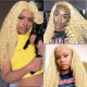Hurela 13X4 Lace Front Wig 150% density Natural ColorBody Wave Pre-plucked Lace Front Wig 150% density Natural Color