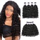 Hurela Hair 4 Bundles Deals Peruvian Natural Wave Weave Hair Unprocessed 7A Virgin Hair 