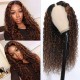 Body Wave Hairstyles Lace Part Wig Human Hair Wigs With Baby Hair 150% Density #FB30 Color