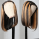 Hurela Blonde Highlight Piano Color Lace Part Wig
