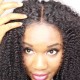 Hurela Afro Curly Wig 150% Density Kinky Curly