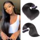 Hurela Brazilian Straight Human Hair Weave 3 Bundles Remy Human Hair Natural Black Color Facebook ad Special Sale