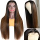 Hurela High Quality Straight Hairstyles 13*5 Lace Front Wig Virgin Human Hair Wig 150% Density #FB30 Color