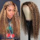 Hurela Highlight Wig T Part Wig Jerry Curly Hair Lace Wig TL412 Color 150% Density Tiktok Special Sale