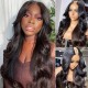 U Part Wig Human Hair Body Wave Hair 150% Density