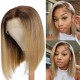 Hurela Best Straight Short Bob Wigs 13x4 Lace Front Wigs Virgin Human Hair 130% Density
